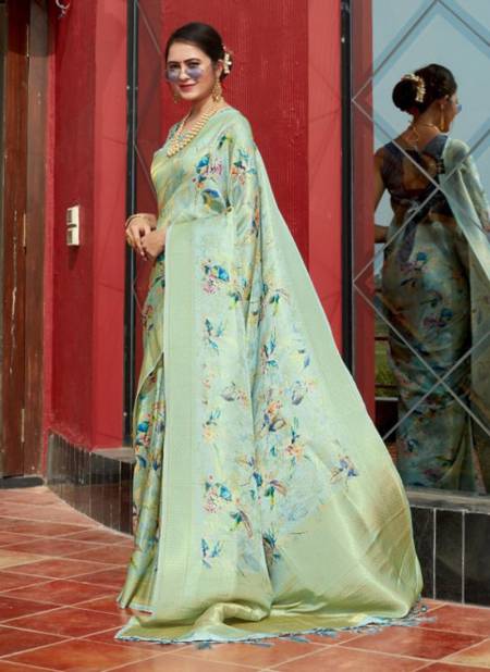Pista Colour NP New Designer Ethnic Wear Soft Pure Silk Saree Collection 1239 D